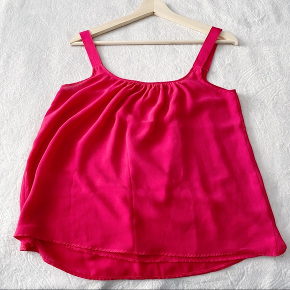 Zara Silky Keyhole Cutout Neckline Tank Top - Picture 8 of 10